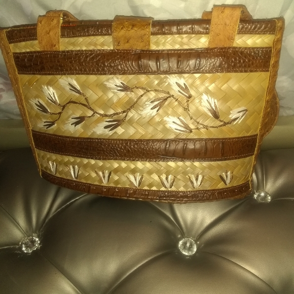 Bags Straw Pocketbook Poshmark